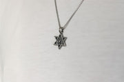 Star of David necklace for men am yisrael chai lion jewish gift from Israel