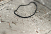 black chain anklet for men