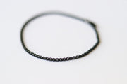 black chain anklet for men