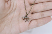 bronze chai Hebrew jewish chain necklace for men - shani and adi jewelry