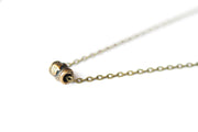 bronze hamsa chain necklace for men