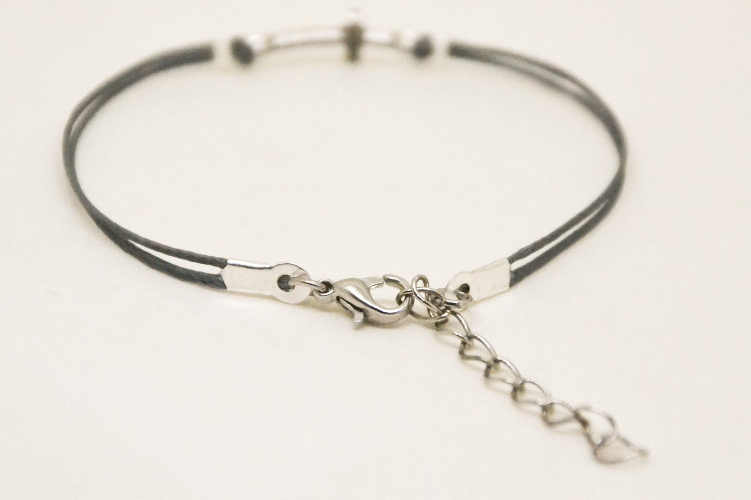 Women bracelet with silver cross charm - shani-adi-jewerly