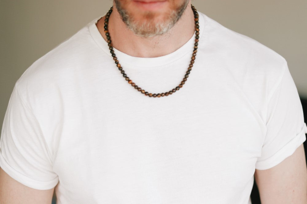 Tiger Eye necklace for men
