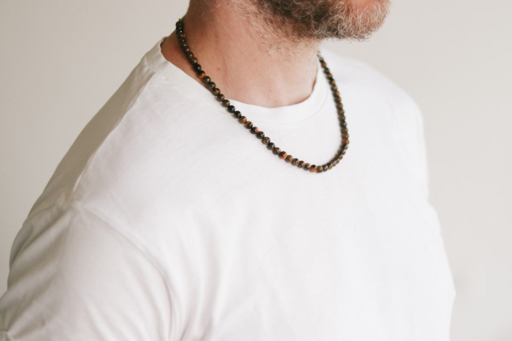 Tiger Eye necklace for men