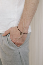 Star of David charm bracelet for men Israel
