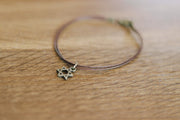 Star of David charm bracelet for men Israel