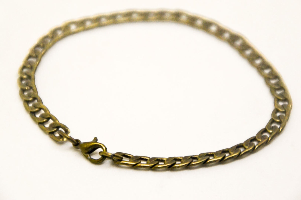 Bronze cuban chain bracelet for men - shani-adi-jewerly
