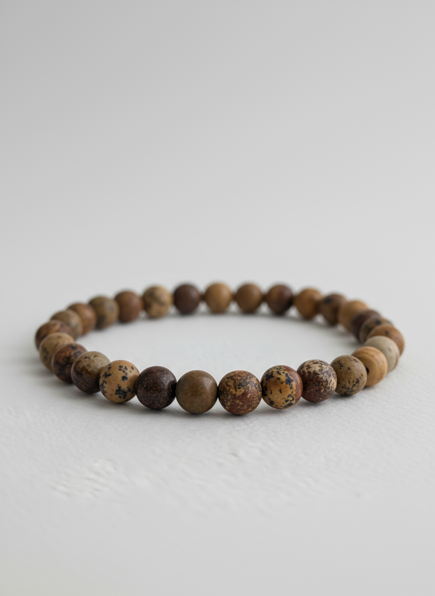 jasper beads bracelet for men