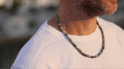 Jasper beads necklace for men
