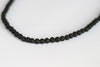 Lava beads Necklace for Men, Beaded necklace, men's necklace with black beads, 6mm beads, calmness, adjustable, gift for him, mens jewelry