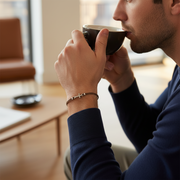 silver cross bracelet for men