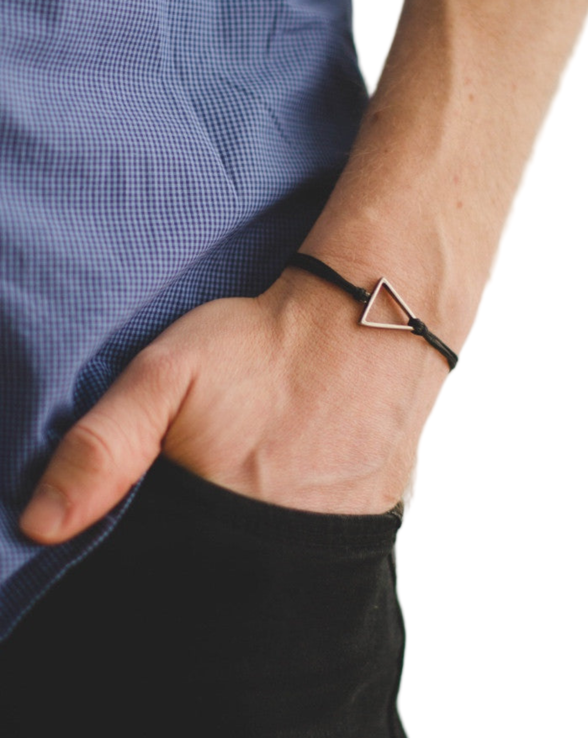 triangle bracelet for men