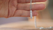 handmade run necklace for men