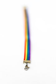 Women's Pride bracelet, rainbow flag strap bracelet, LGBTQ gift - shani-adi-jewerly