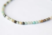 Amazonite necklace for men