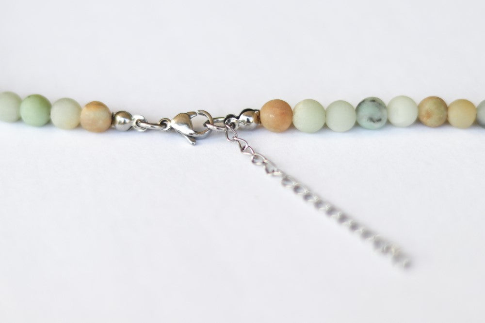 Amazonite necklace for men