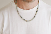 Amazonite necklace for men