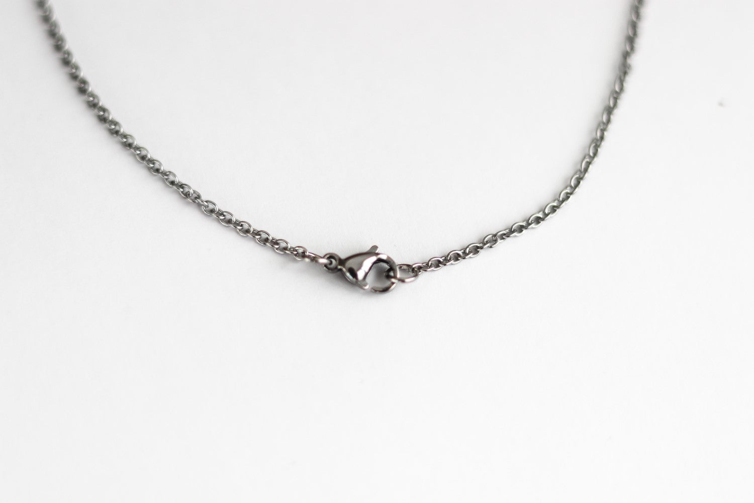 silver spear chain necklace for men - Shani and Adi Jewelry