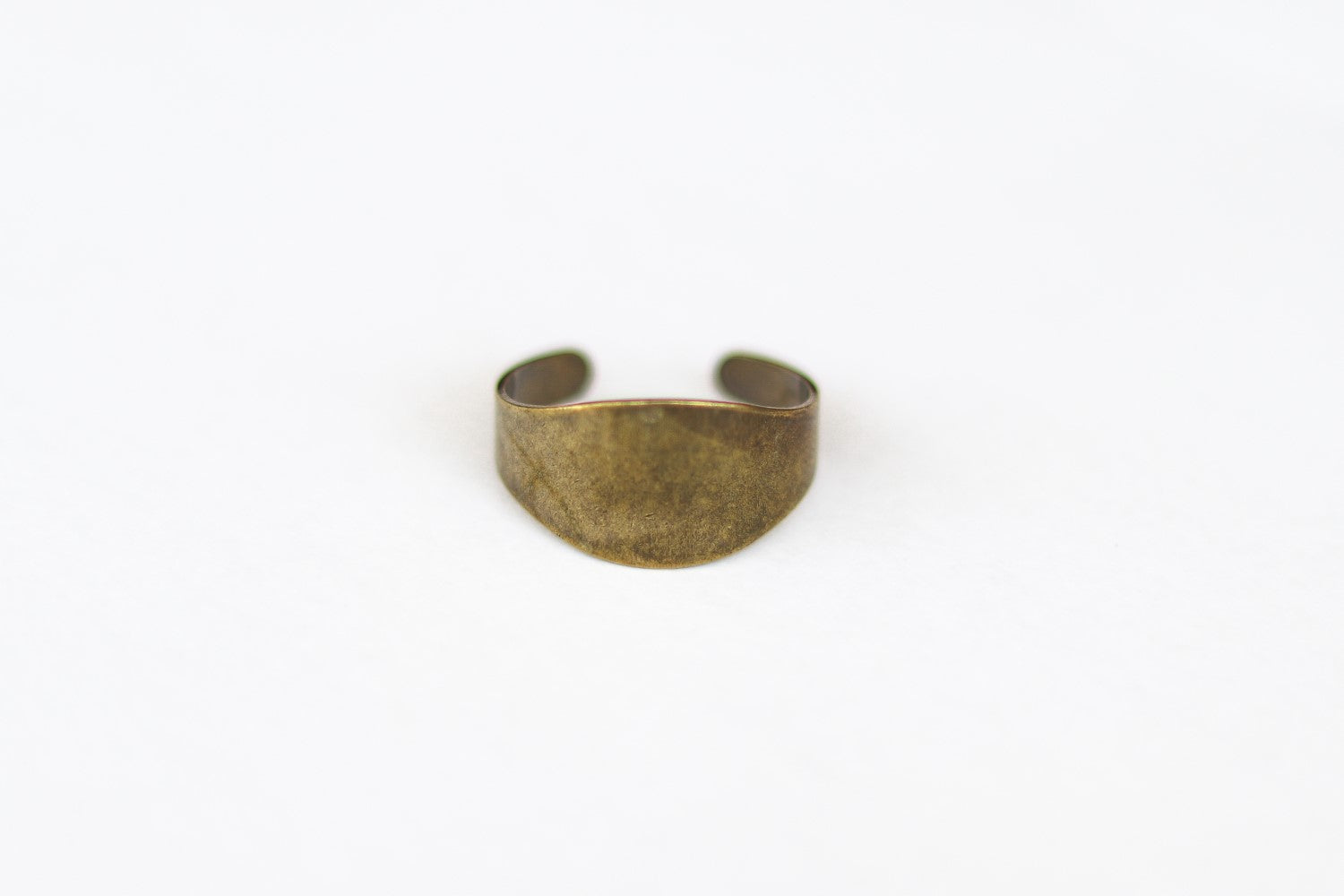 bronze flat ring for women - shani and Adi Jewelry