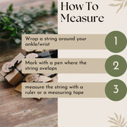 how to measure wrist or anklet