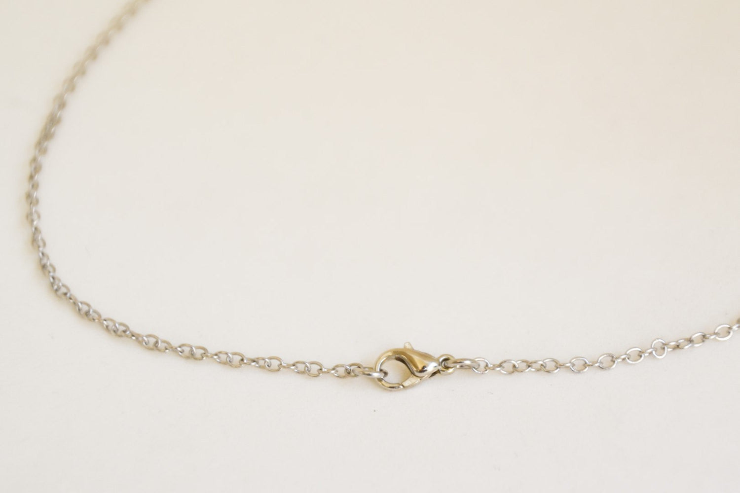 stainless steel chain Ribbon necklace for men - shani-adi-jewerly