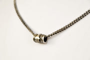 Chain Hamsa tube necklace for men - shani-adi-jewerly