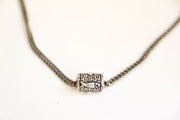 Chain Hamsa tube necklace for men - shani-adi-jewerly