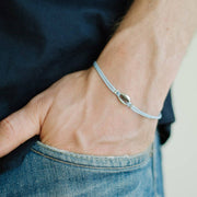 Men's bracelet with silver shell charm - shani-adi-jewerly