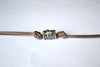 Silver bead Hamsa bracelet for men, brown cord - shani-adi-jewerly