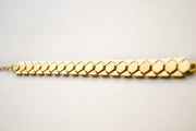 Gold chunky bracelet for women - shani-adi-jewerly