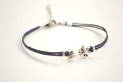 Cat bracelet, blue cord - shani-adi-jewerly