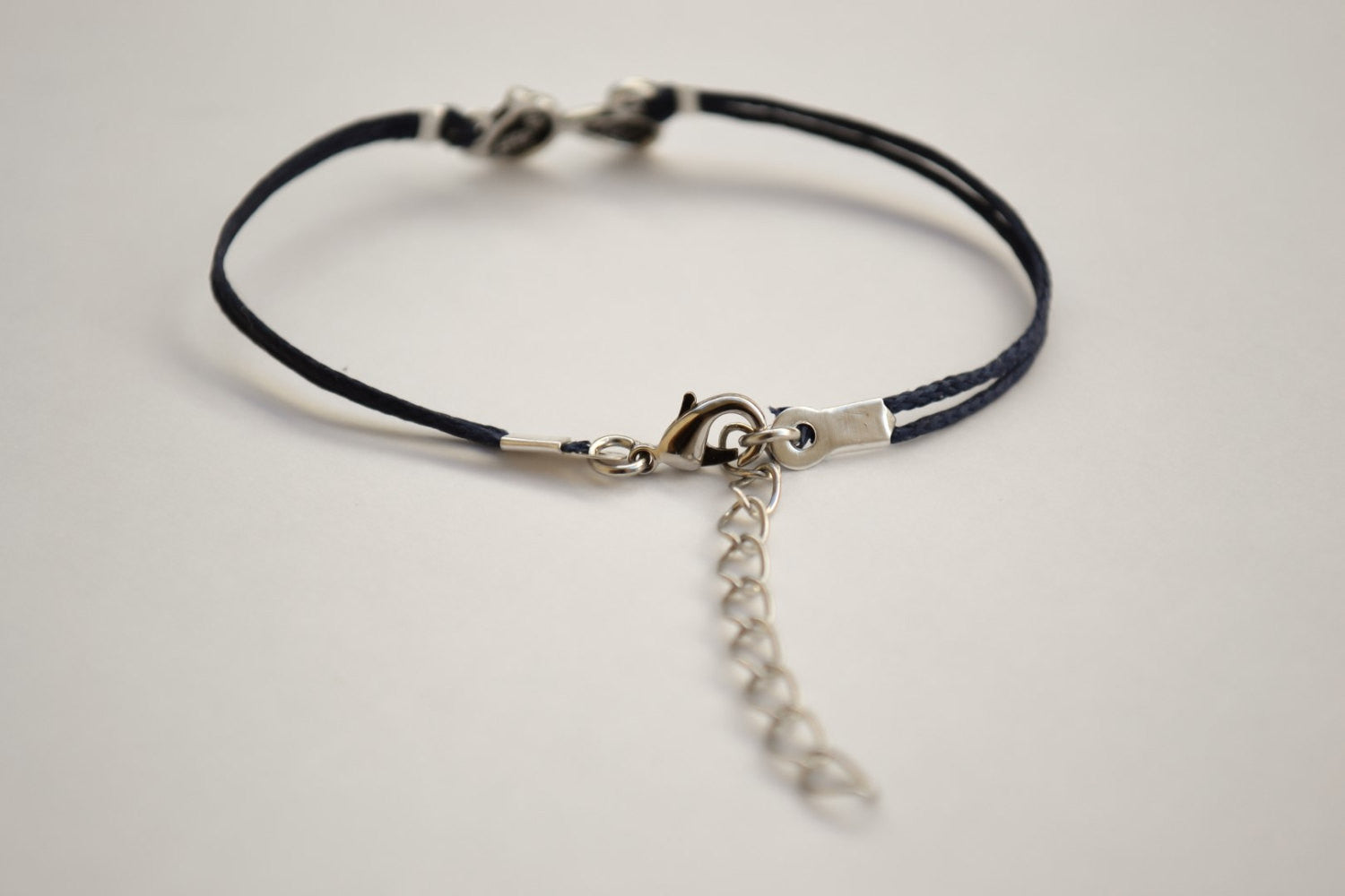 Cat bracelet, blue cord - shani-adi-jewerly