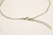 Silver Star of David women's anklet, stainless steel chain - shani-adi-jewerly
