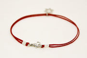 Silver dangle Star of David men's bracelet - shani-adi-jewerly