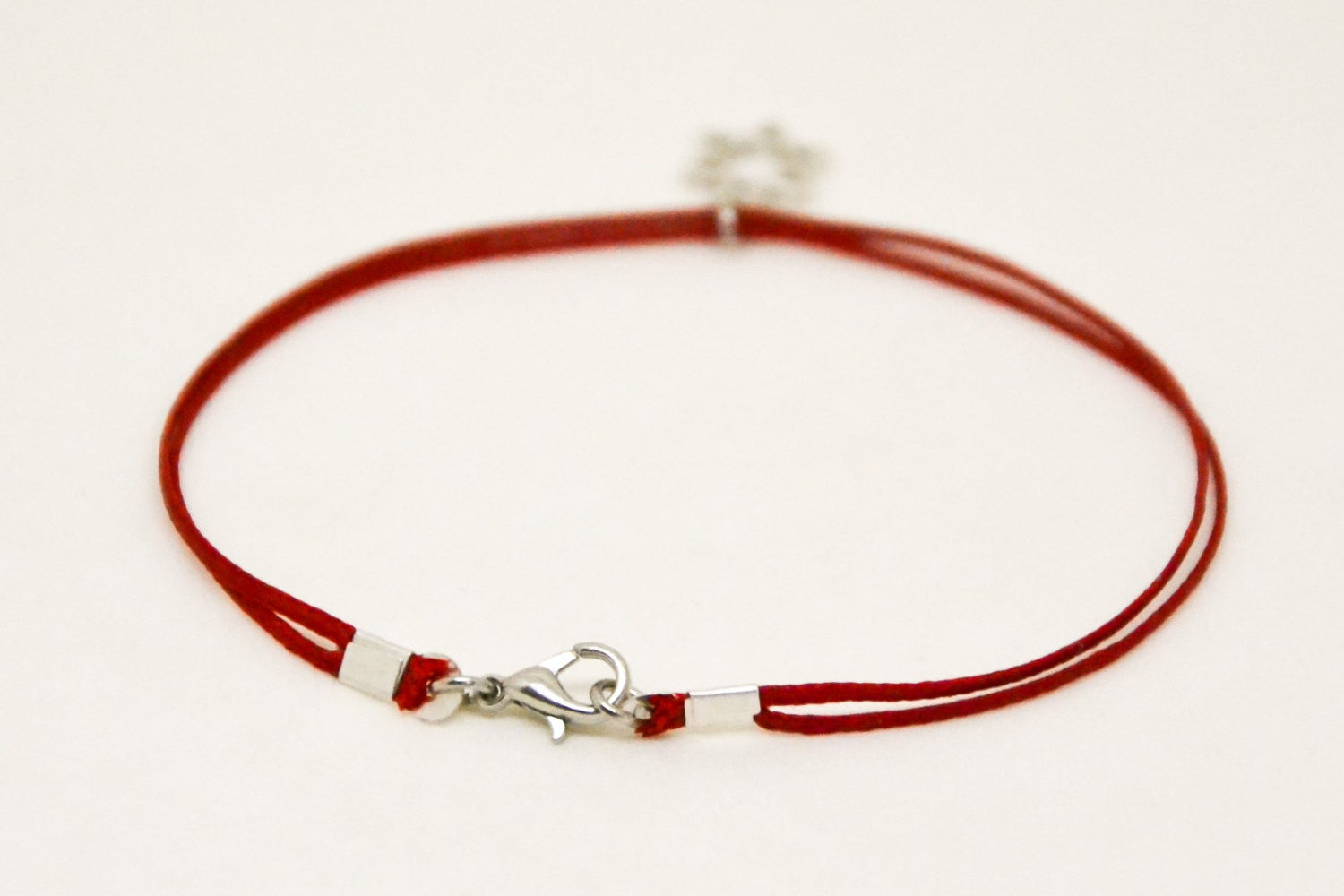 Silver dangle Star of David men's bracelet - shani-adi-jewerly