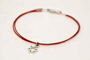 Silver dangle Star of David men's bracelet - shani-adi-jewerly