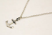 Stainless steel chain anchor necklace for men - shani-adi-jewerly
