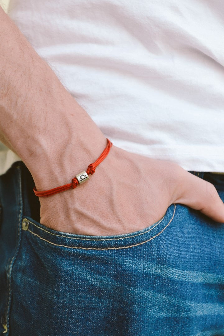 Zodiac signs men's bracelet, Libra sign - shani-adi-jewerly