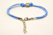 Pineapple bracelet, blue cord - shani-adi-jewerly