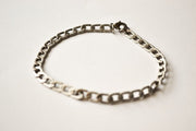 Silver Cuban link bracelet for men - shani-adi-jewerly