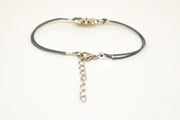 Christmas bracelet, women bracelet with silver snow flake charm - shani-adi-jewerly