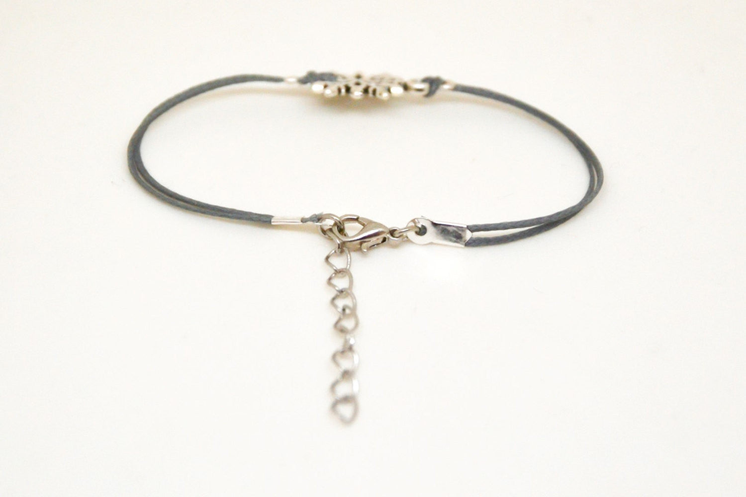 Christmas bracelet, women bracelet with silver snow flake charm - shani-adi-jewerly