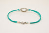 Life is what you make of it bracelet for men, turquoise cord - shani-adi-jewerly