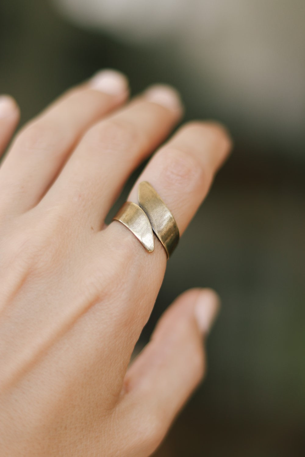 bronze wrapped ring for women - shani and Adi Jewelry