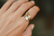 bronze wrapped ring for women - shani and Adi Jewelry