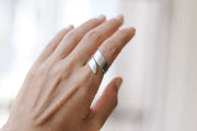 silver wrapped ring for women - shani and Adi Jewelry