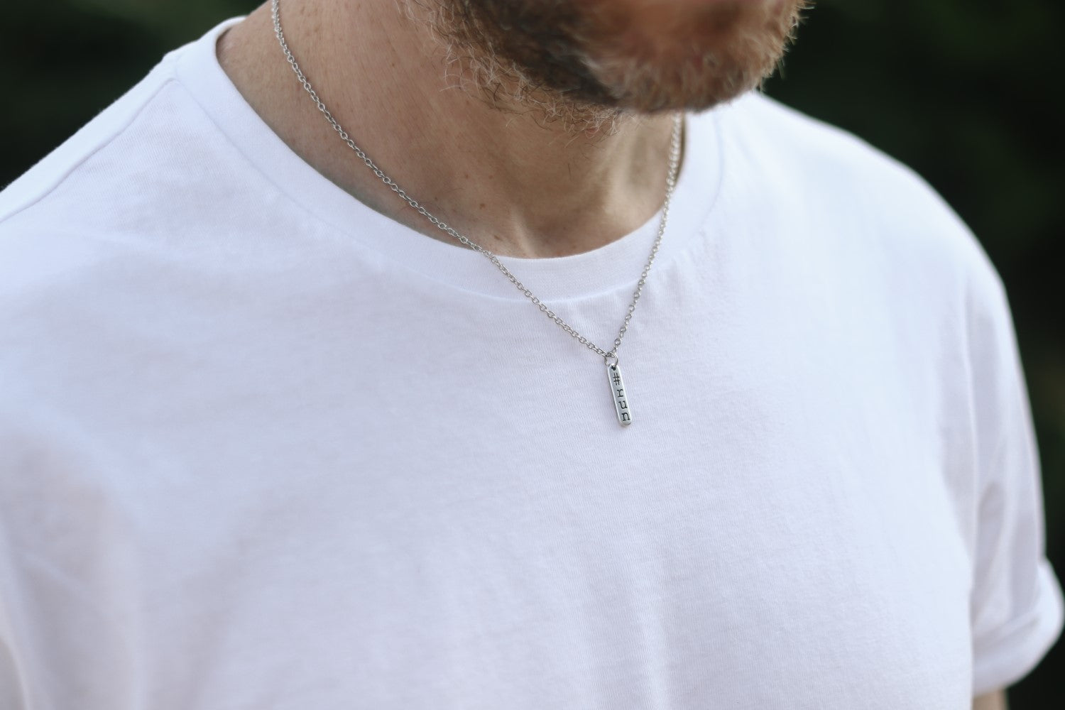 handmade run necklace for men