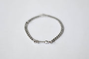 Silver arrow chain bracelet for men - shani-adi-jewerly