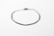 Silver links chain bracelet for men, stainless steel, jewelry for him - shani-adi-jewerly