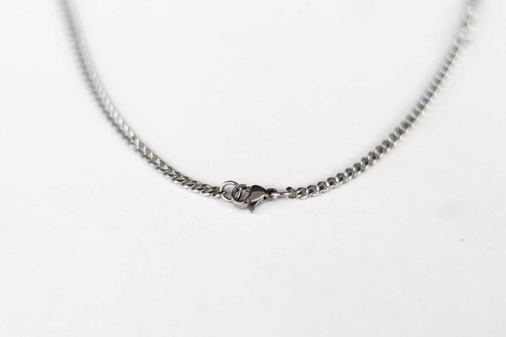Silver link chain necklace for men - shani-adi-jewerly